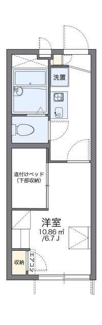 レオパレスアクシスⅡ 間取り図