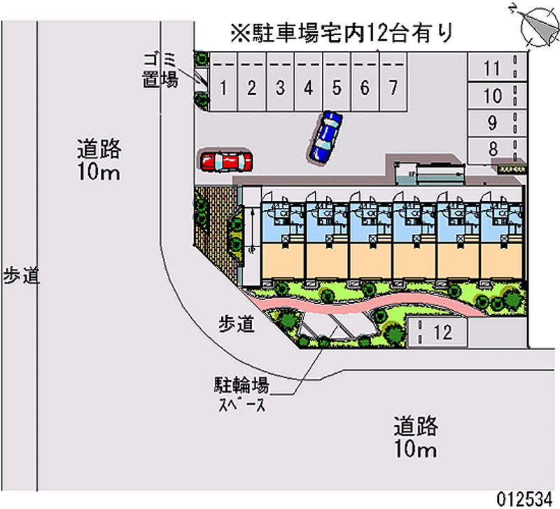 レオパレス向日葵 月極駐車場