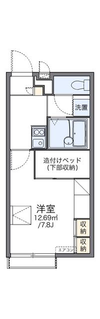 レオパレス室堂 間取り図