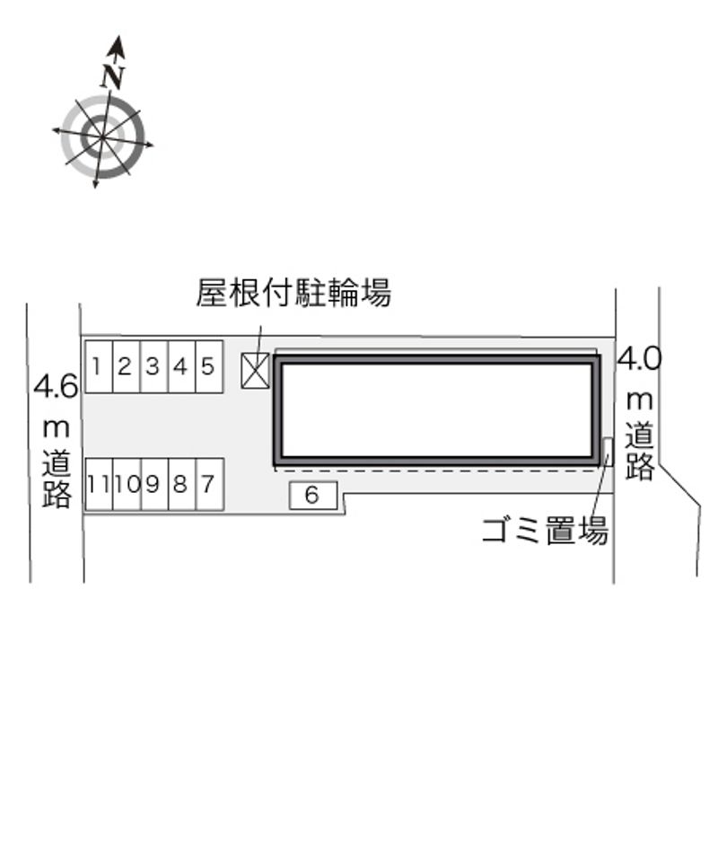 レオパレスタウンコートＫ 駐車場