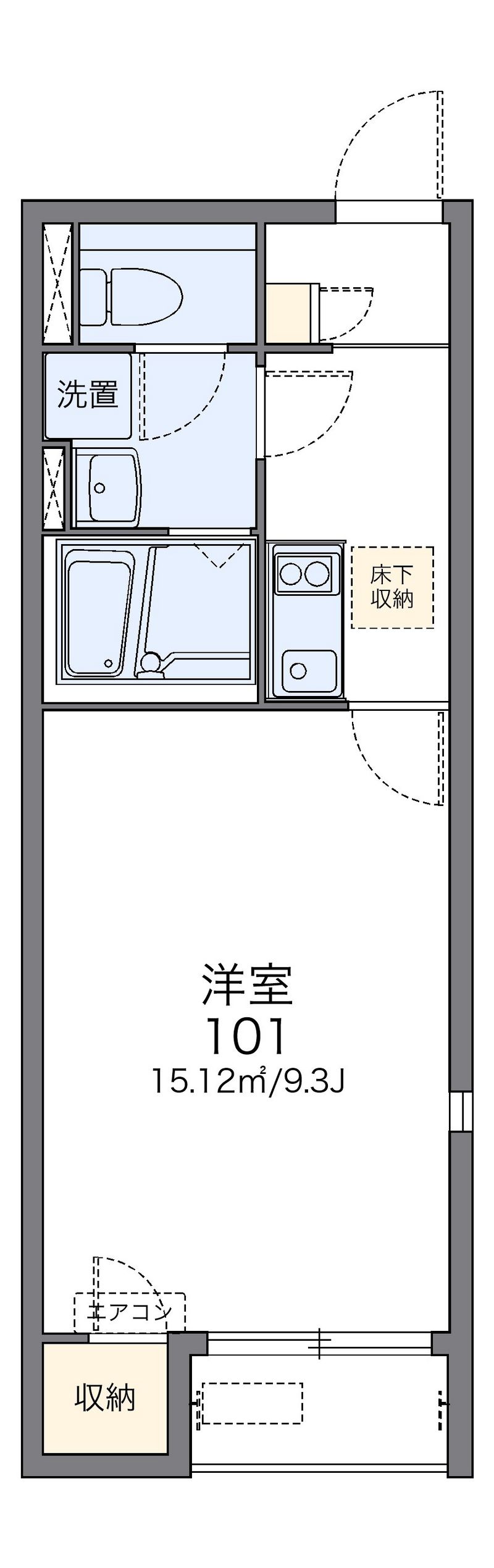 レオネクストＴＯＢＡⅢ 間取図