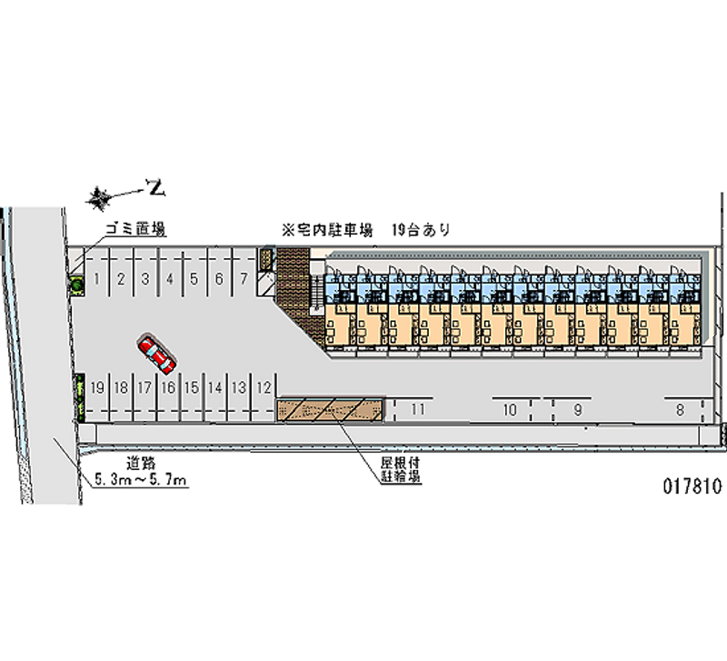 17810 Monthly parking lot