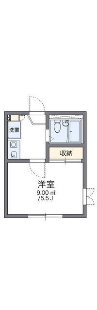 レオパレスデルニエ 間取り図