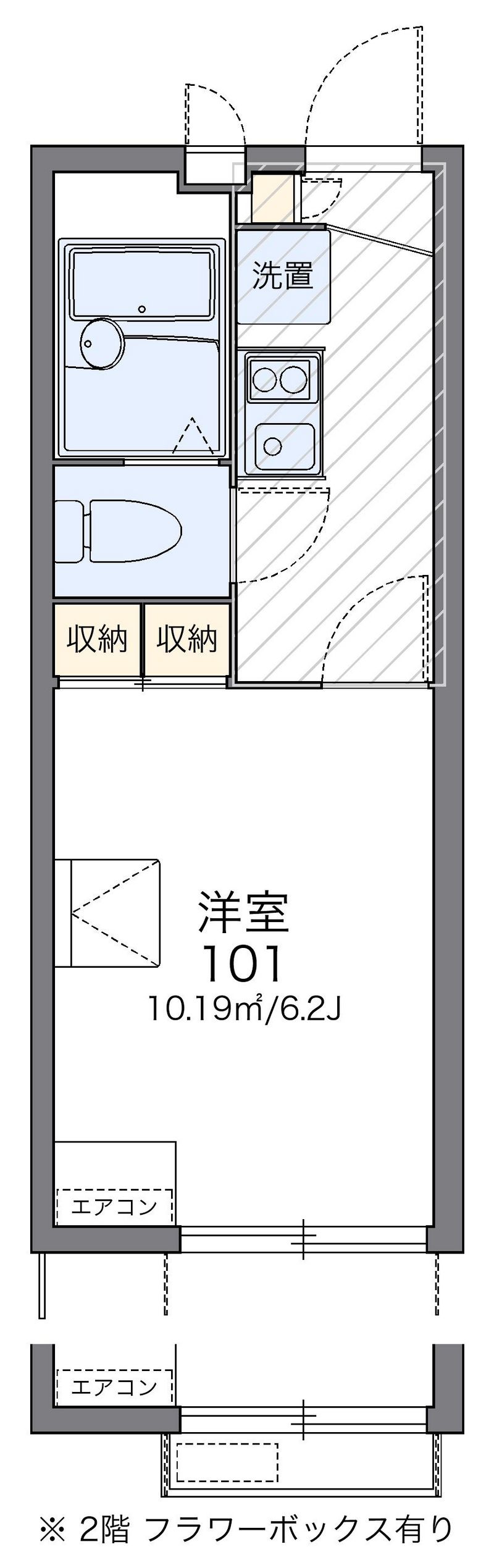 レオパレス室町 間取図