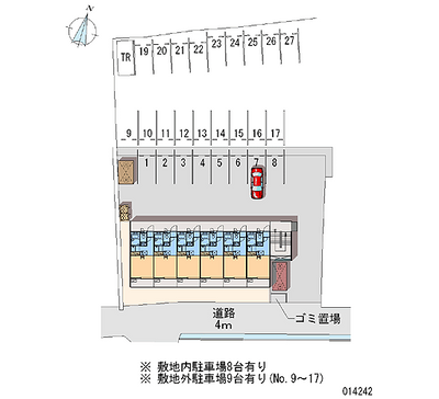 14242 Monthly parking lot