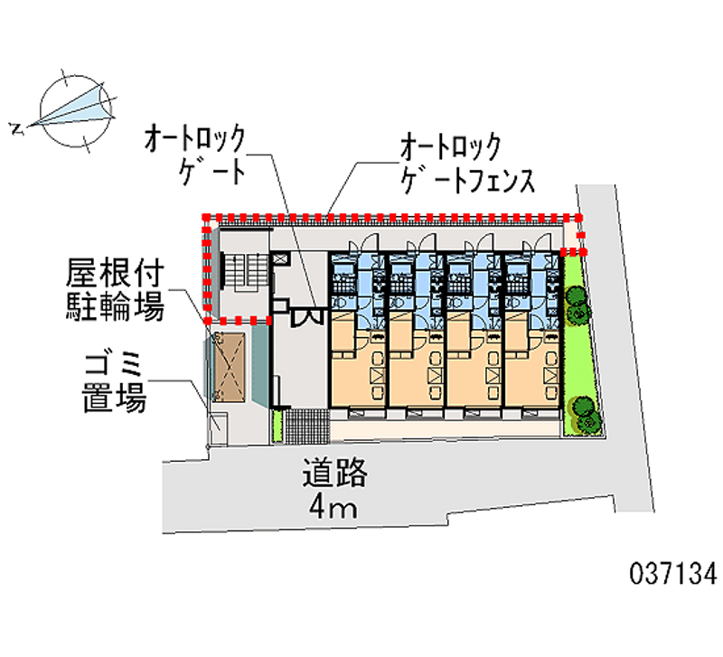 レオパレスたい 区画図