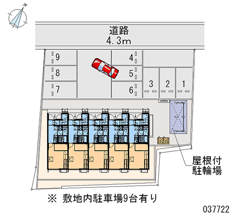 レオパレス高松 月極駐車場