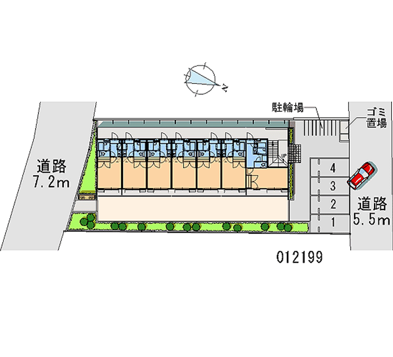 レオパレスＡＳＡＧＡⅡ 月極駐車場