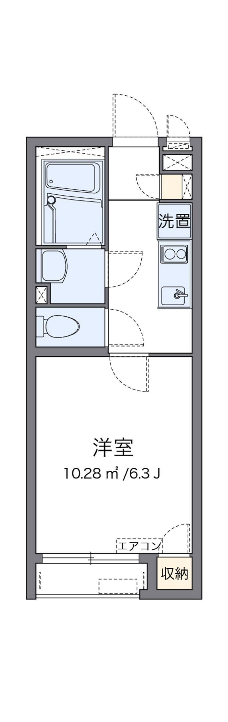 クレイノフルール高円寺 間取図