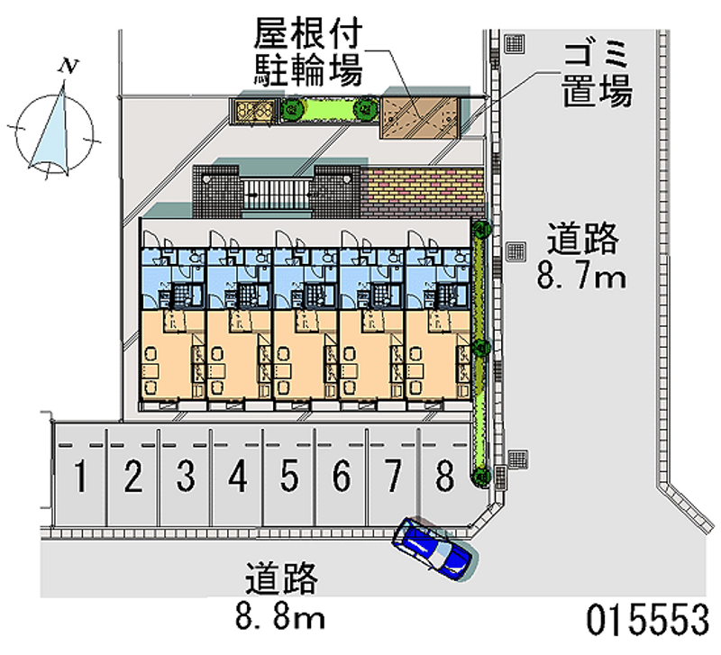 レオパレス虹ケ浜 月極駐車場