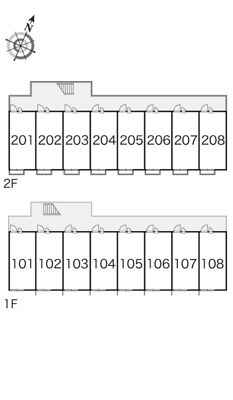 レオパレスジュミーノ 間取配置図