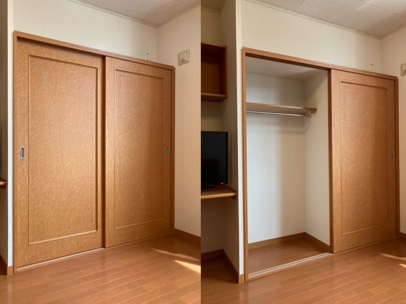 レオパレスアルテート 収納