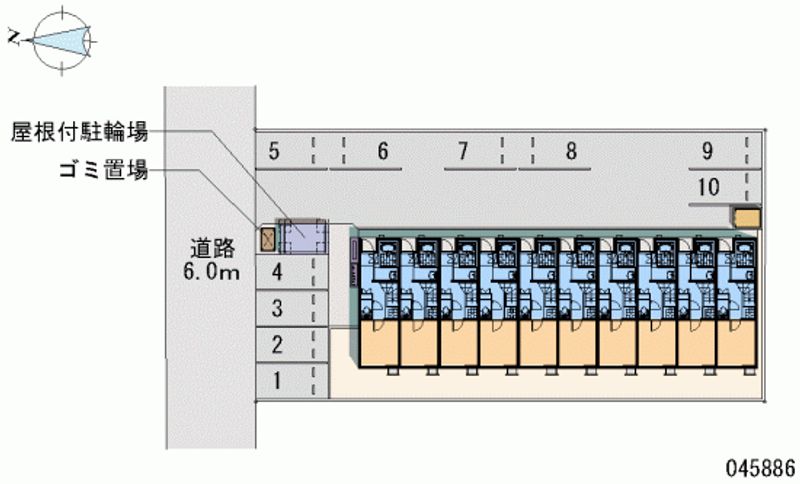 45886 bãi đậu xe hàng tháng