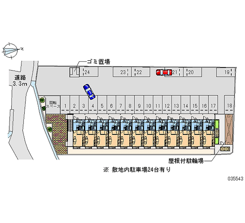 35543 bãi đậu xe hàng tháng