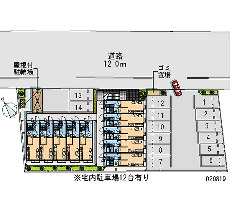 20819月租停車場