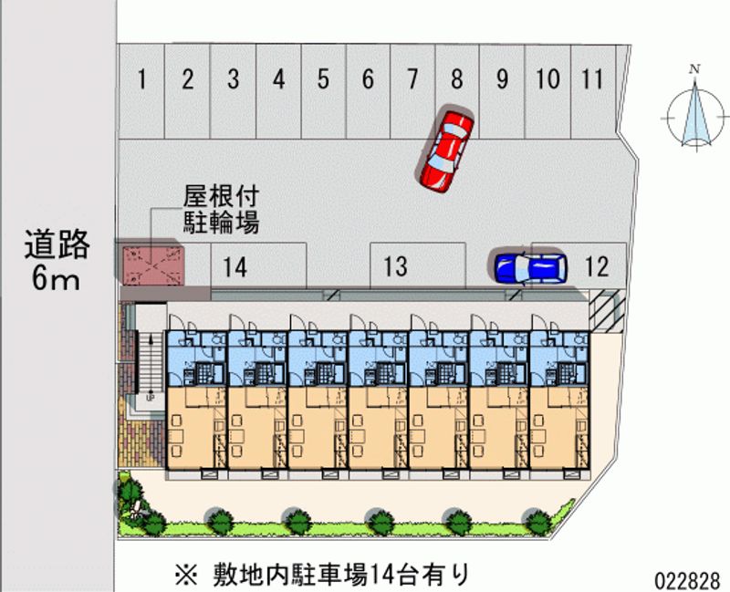 レオパレスアズマⅡ 月極駐車場