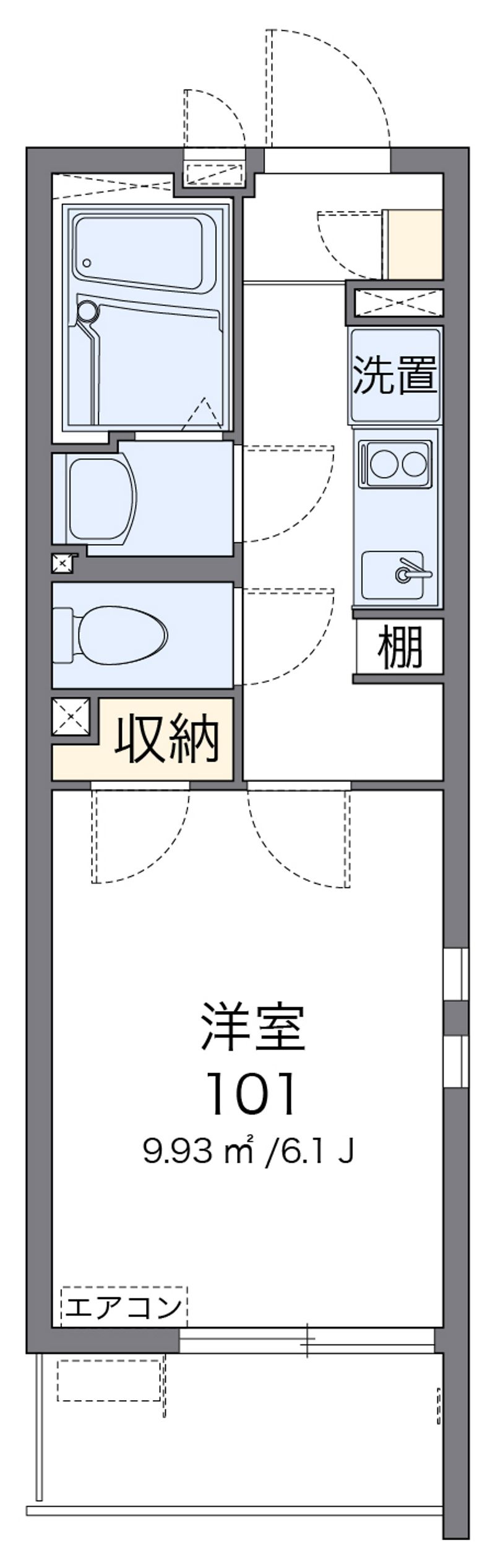 クレイノアヴァンセ 間取図