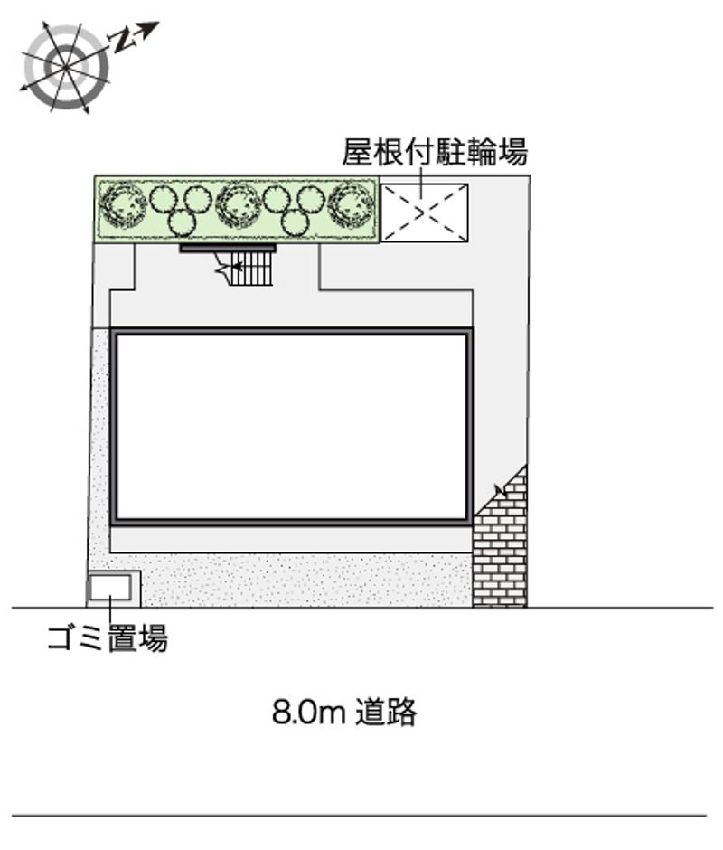 レオパレスカーサＧＯＹＡ 配置図