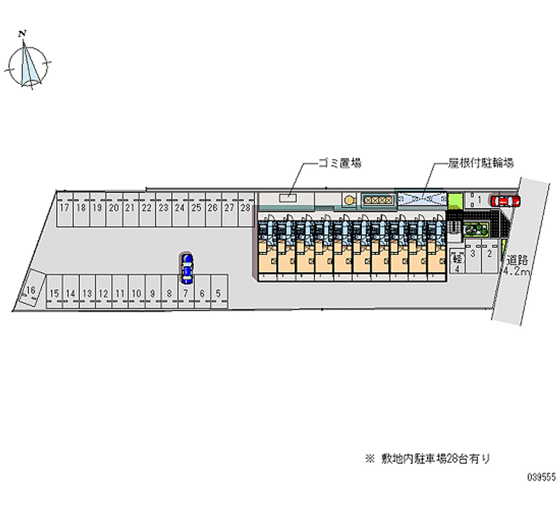 39555 Monthly parking lot