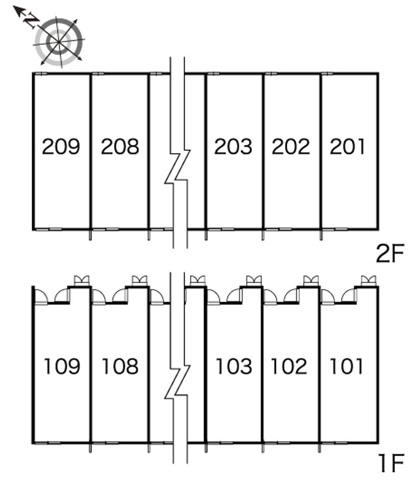レオパレスＳｔｅｐ 間取配置図