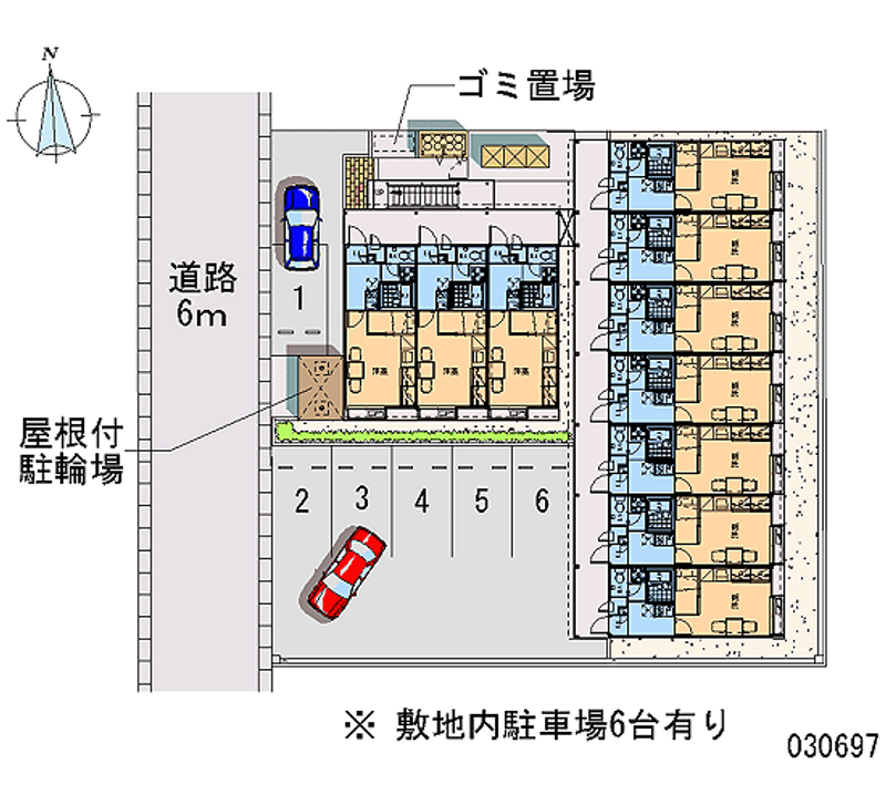 レオパレス柳通り二番館 月極駐車場