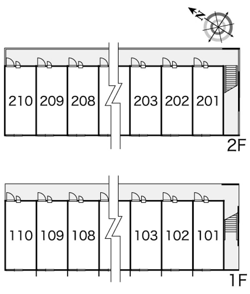 レオパレスグランシャリオ 間取り配置図