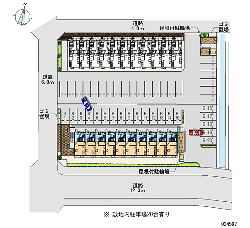 34597 Monthly parking lot