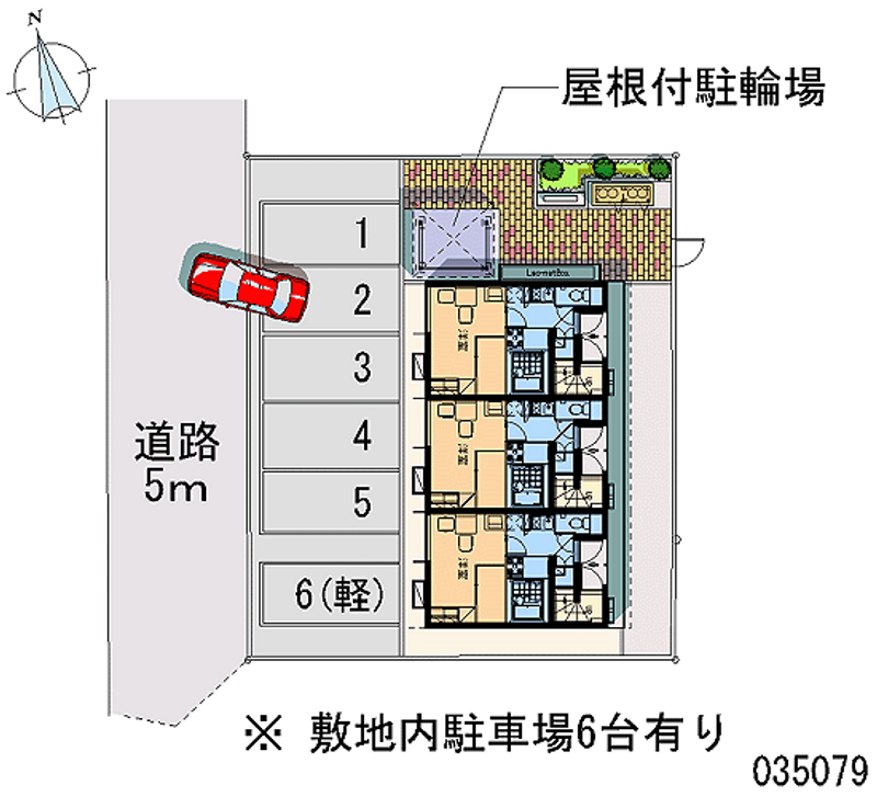 レオパレス富の中 月極駐車場