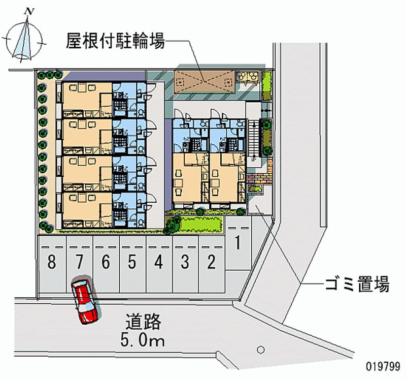 レオパレスＧｌｏｂａｌ　Ｏｎｅ 月極駐車場