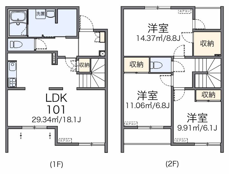 LEONEXT Garten Minamigaoka Floor plan