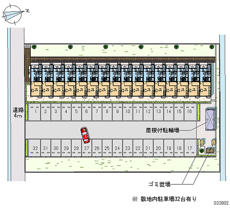 32802 Monthly parking lot