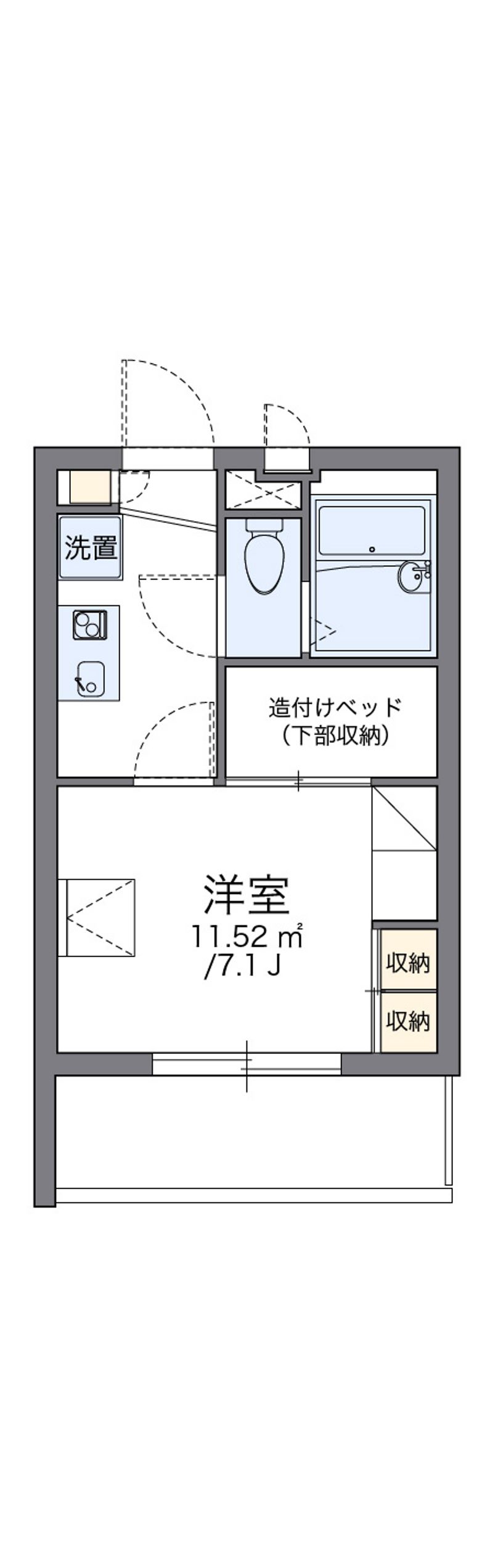 レオパレスＰＯＬＥＳＴＡＲⅢ 間取図