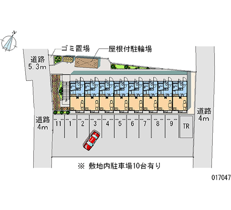 17047月租停车场