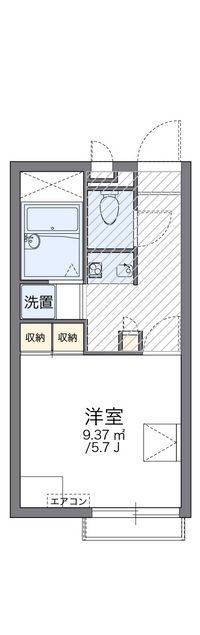 レオパレスカノイヅカ 間取り図