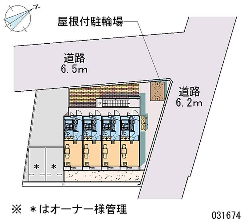 レオパレスグリーンハイツ宮田町 区画図