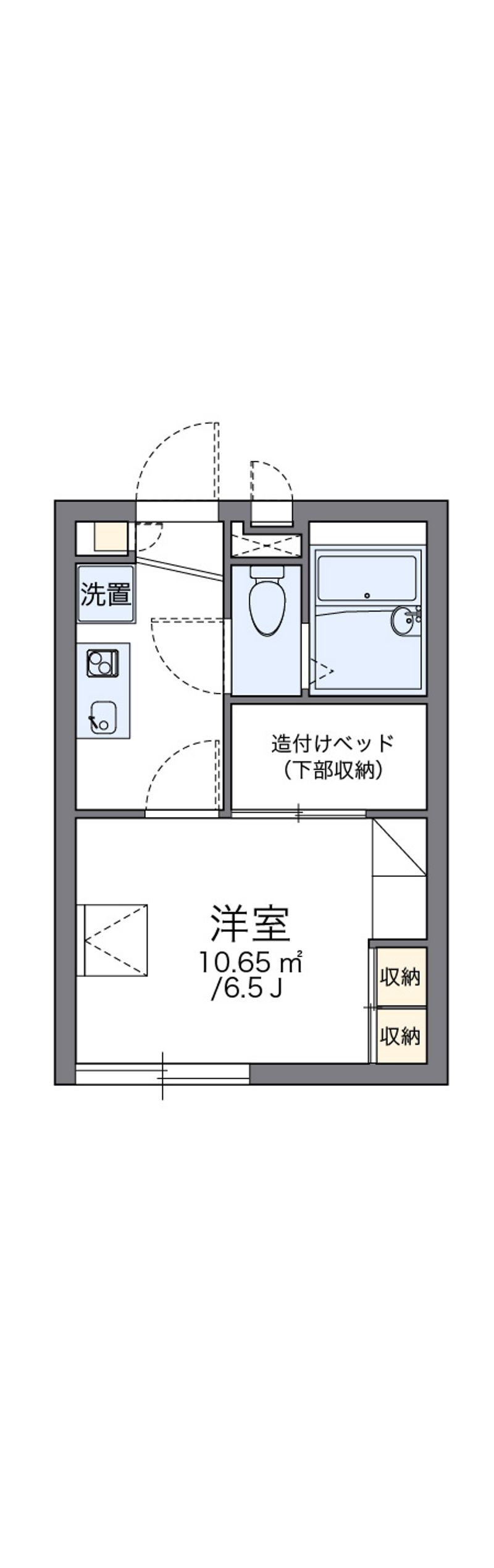 レオパレス昴 間取図