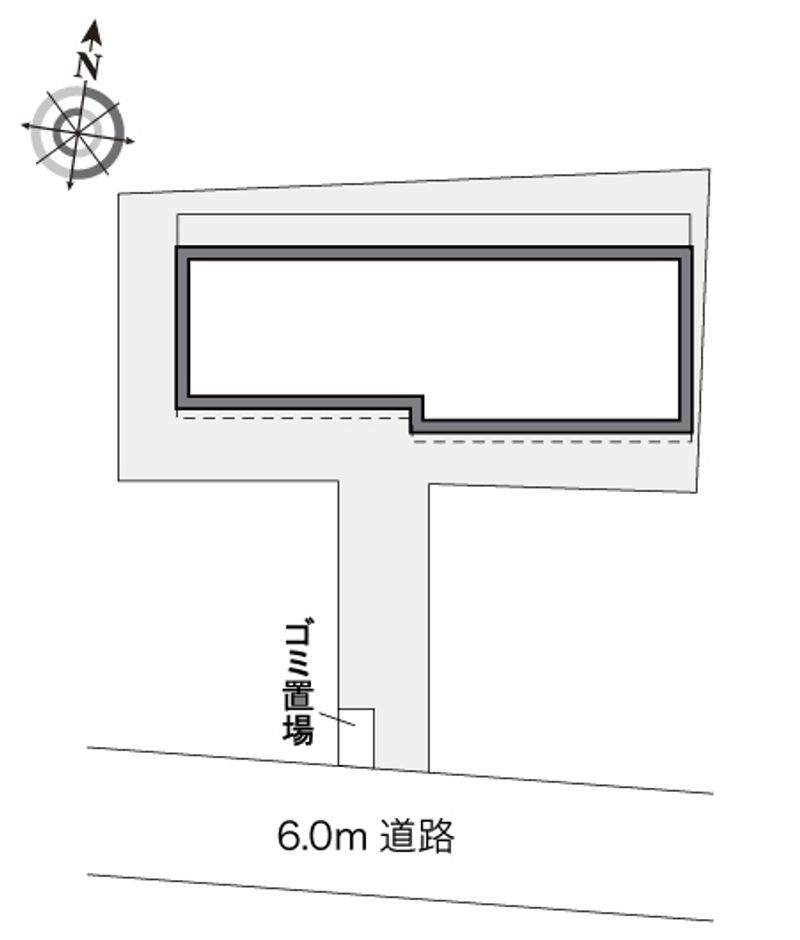 レオパレスウィステーリア平和台 配置図