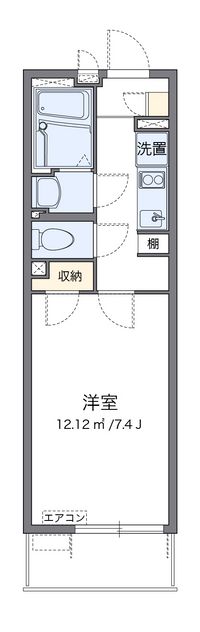 クレイノベルフルール 間取り図