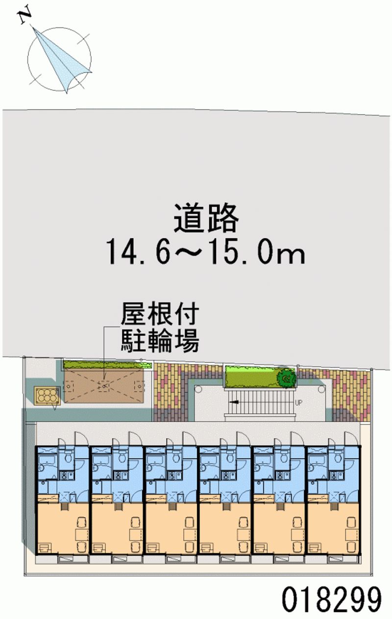 レオパレス桐生駅南 区画図