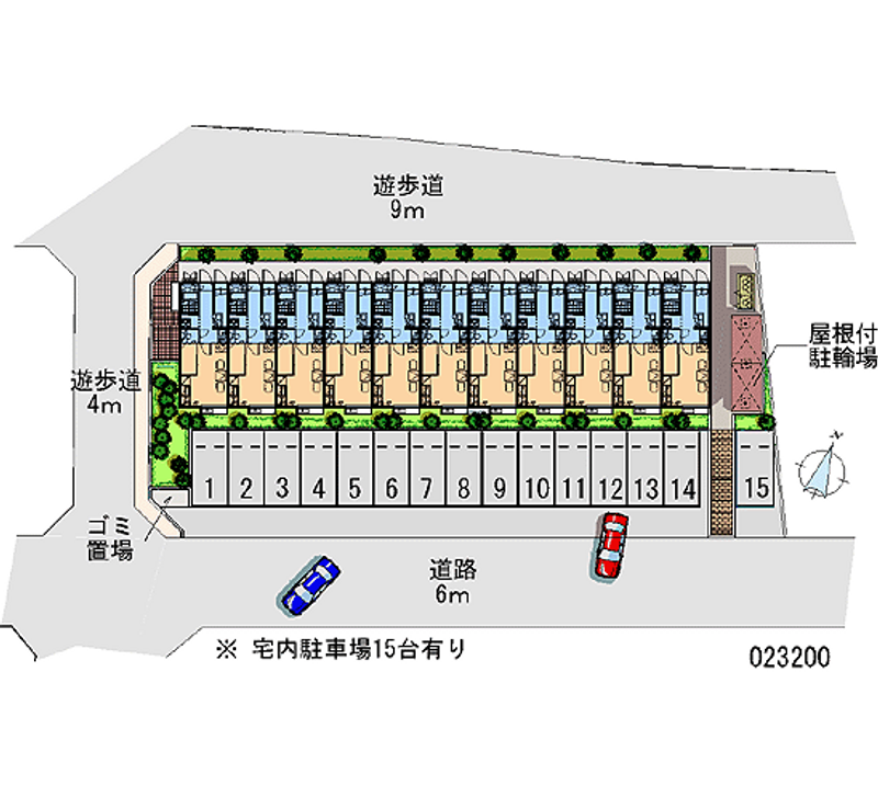 レオパレス翔園 月極駐車場