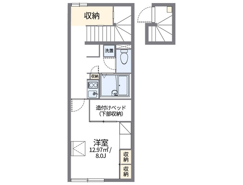 レオパレスクレスセント 間取図