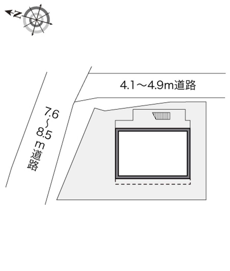 レオパレス上大岡東 配置図