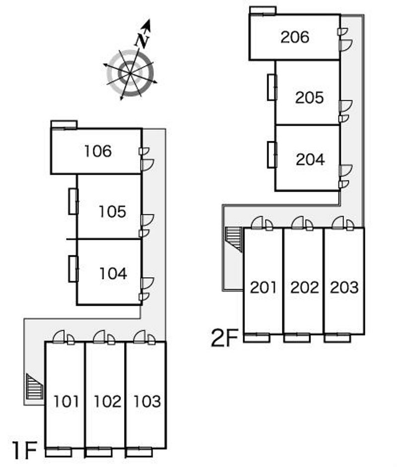 レオパレスエターナル 間取り配置図