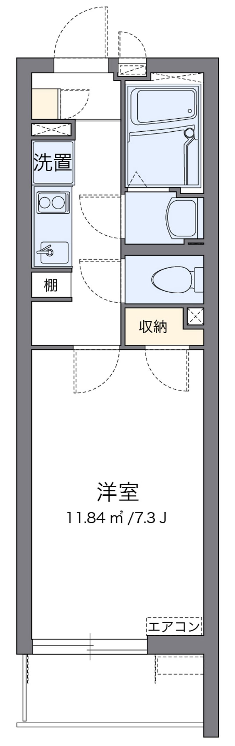 クレイノヴィラ　セゾン幕張 間取図