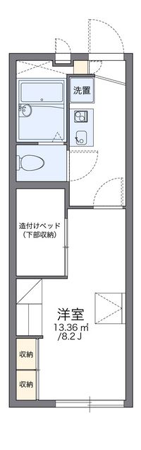 レオパレススカイヒルズ 間取り図