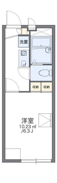 レオパレスつましな 間取り図