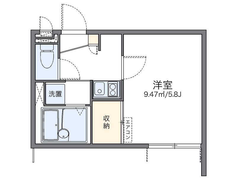 レオパレスｙｕｋｉ 間取図