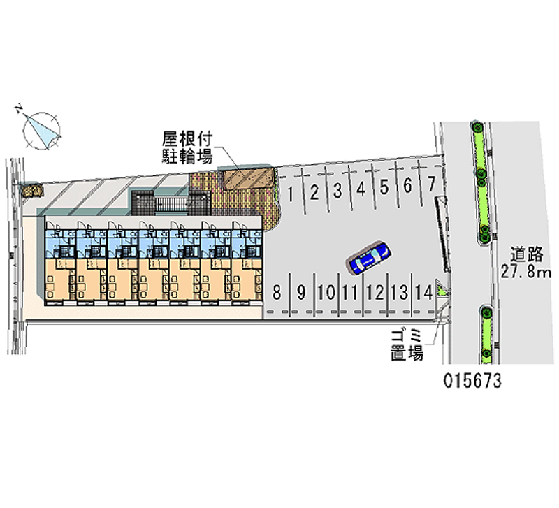 レオパレス東広島 月極駐車場