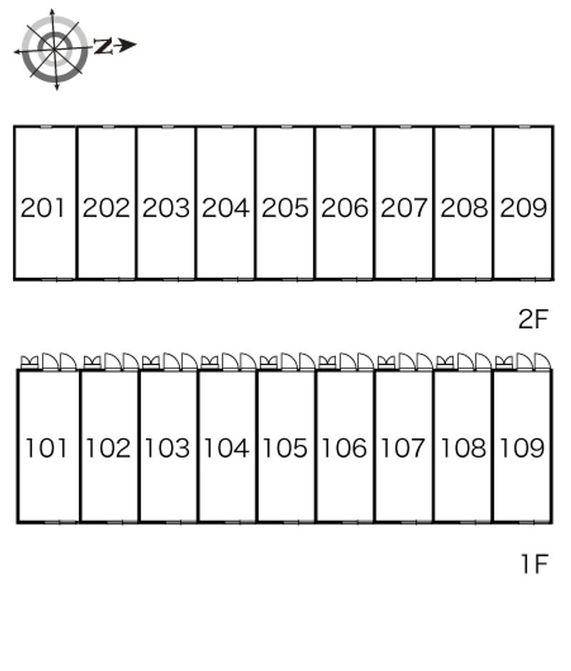 レオパレスＣＡＮＹ 間取配置図