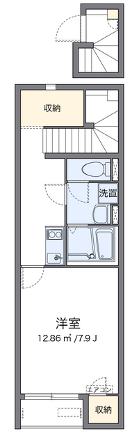 クレイノＫＡＮＡＭＥⅢ 間取り図